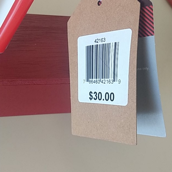 LED Santa Sign With Base - Picture 3 of 5